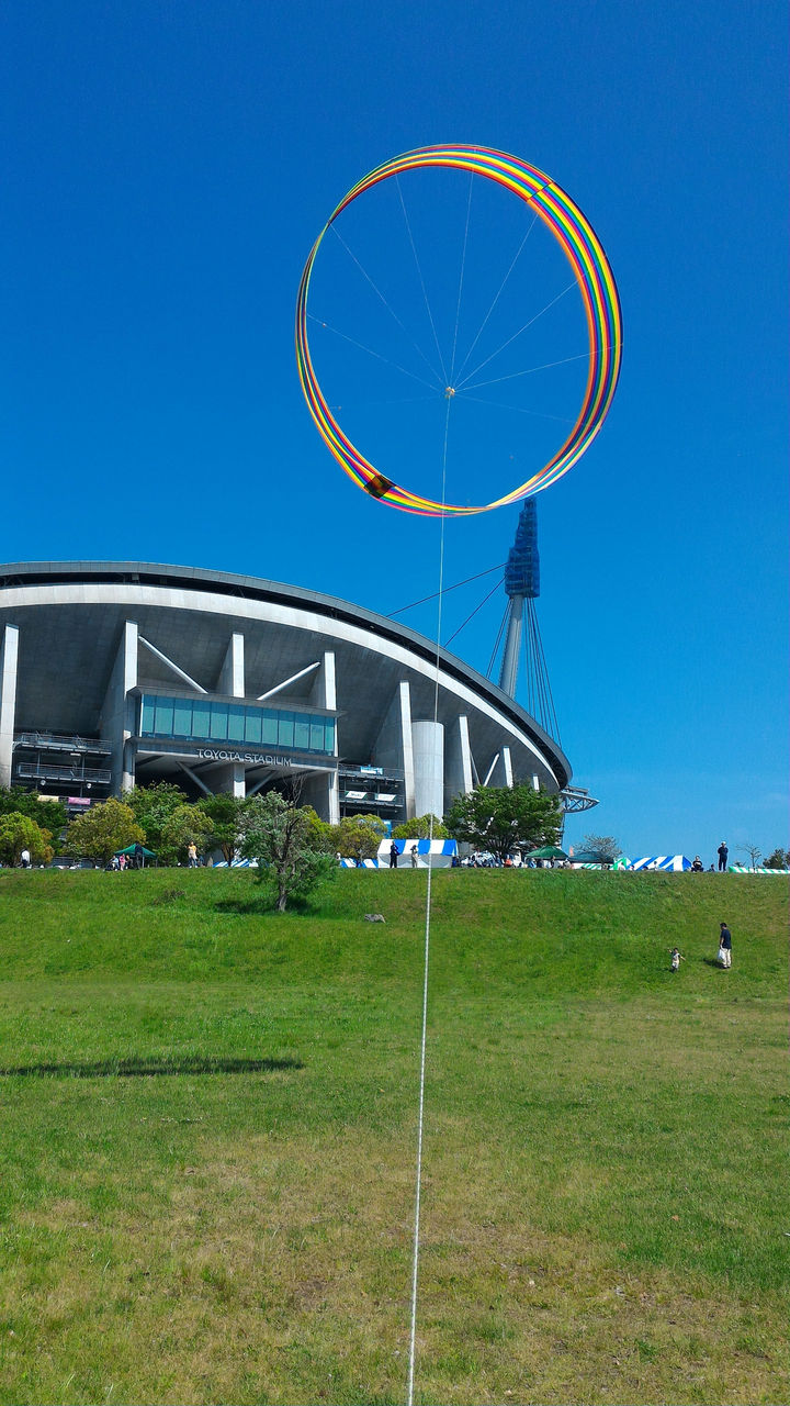 豊田スタジアムの横の河川敷で凧揚げをしてきました Show Show 0122のblog 豊田スタジアムの横の河川敷で凧揚げをしてきました Show Show 0122のblog