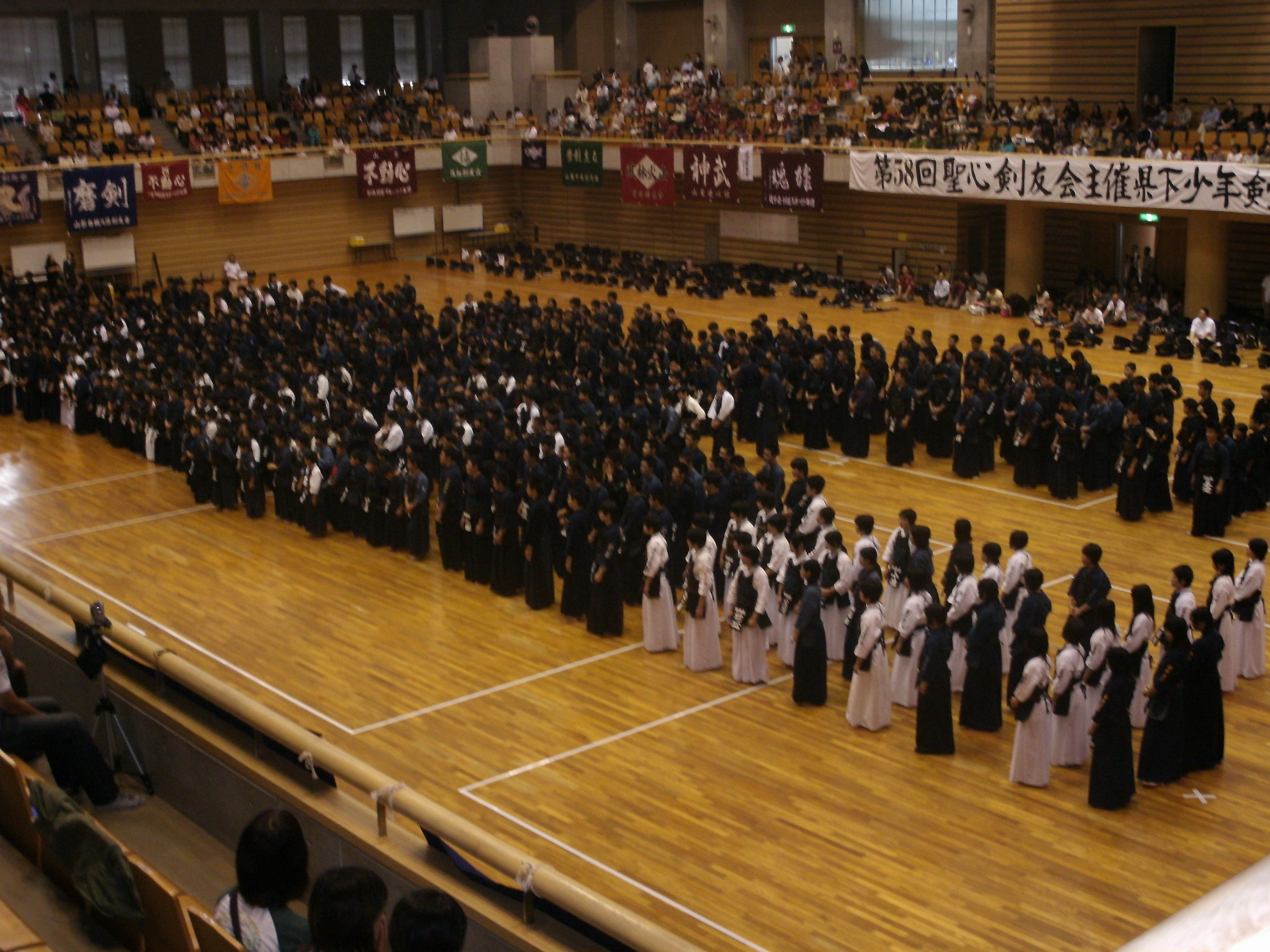 聖心剣友会 県下少年剣道大会 剣道を一緒に考える