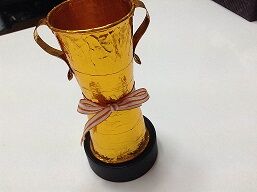 作ってみた6 紙コップでトロフィー作ったよ のほほん雑記帳 仮 作ってみた6 紙コップでトロフィー作ったよ のほほん雑記帳 仮