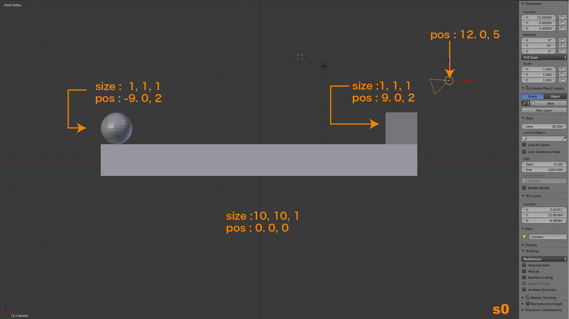 カメラの回転角度について Blender覚書 Shoyamao S Rehabilitation