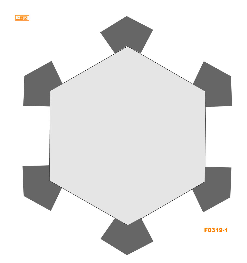 0318 窓を持つ六角柱の部屋 Shoyamao S Rehabilitation