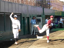 川崎&宮原投手