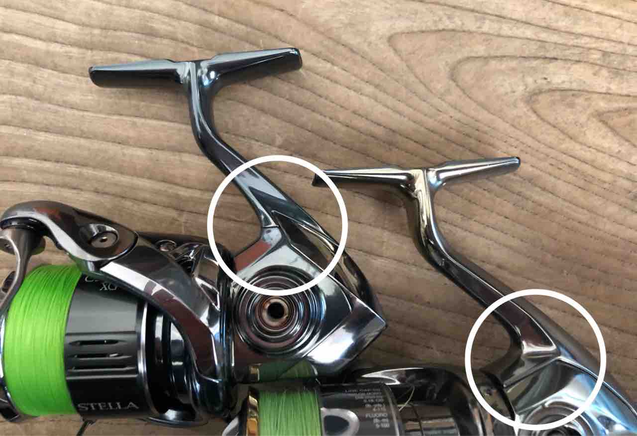 SHIMANOステラ ハンドル極美品3000系 シマノ ツインパワー他 SHIMANOステラ ハンドル極美品3000系 シマノ ツインパワー他