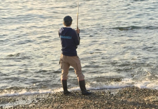 冬の海岸おすすめブーツはロング スリム Blue Tetristの釣りノート