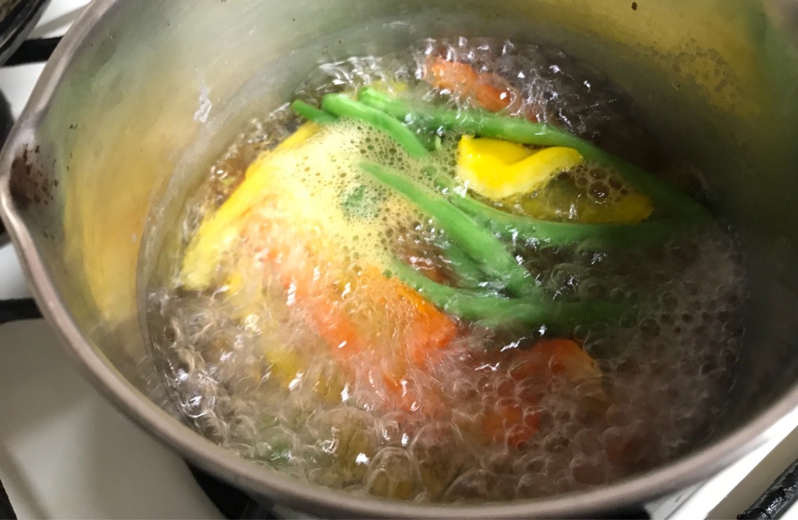 クリスマスに 白身魚と残り野菜のゼリー寄せ Blue Tetristの釣りノート