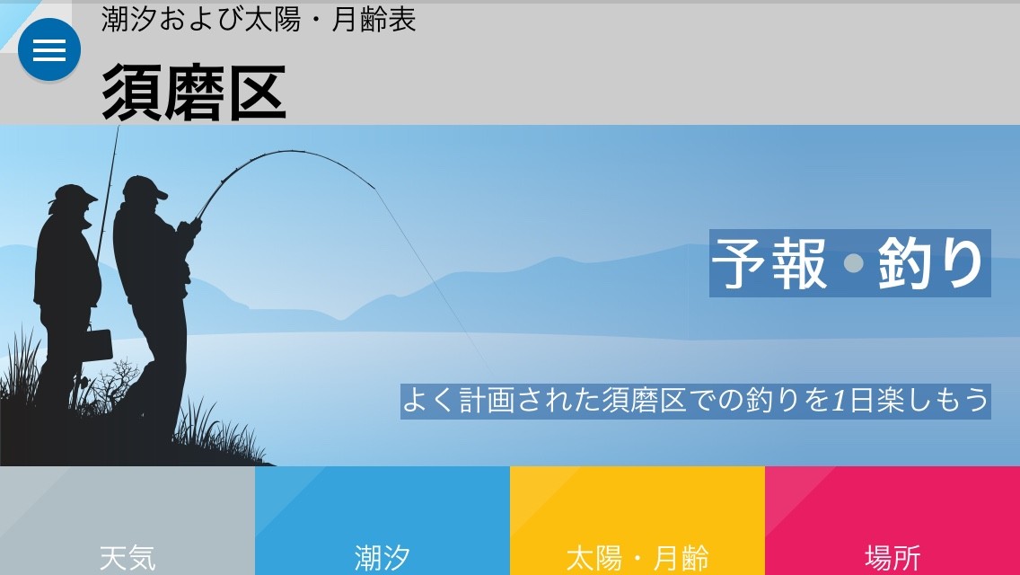 潮も気象もこれひとつ！Chosekiくんが超進化 : blue tetristの釣りノート