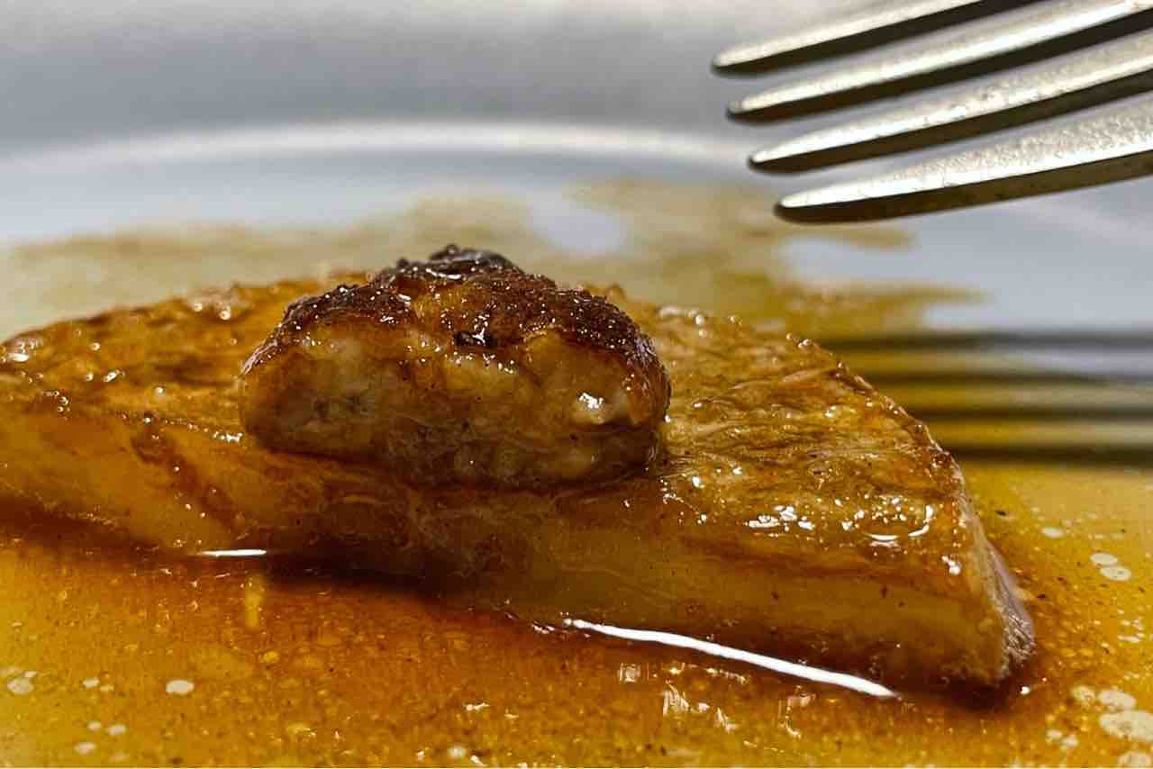 カワハギの肝でフォアグラ大根 釣り人風 Blue Tetristの釣りノート