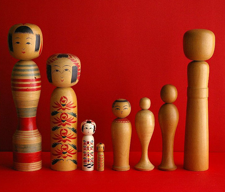 岩手県、南部系のこけし : 酒天牛の生活と独言