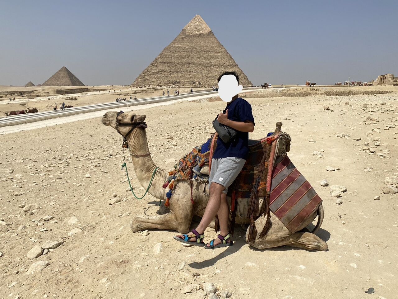 ツアーなしでピラミッド観光！ラクダも乗ったよ : ケチの歩き方