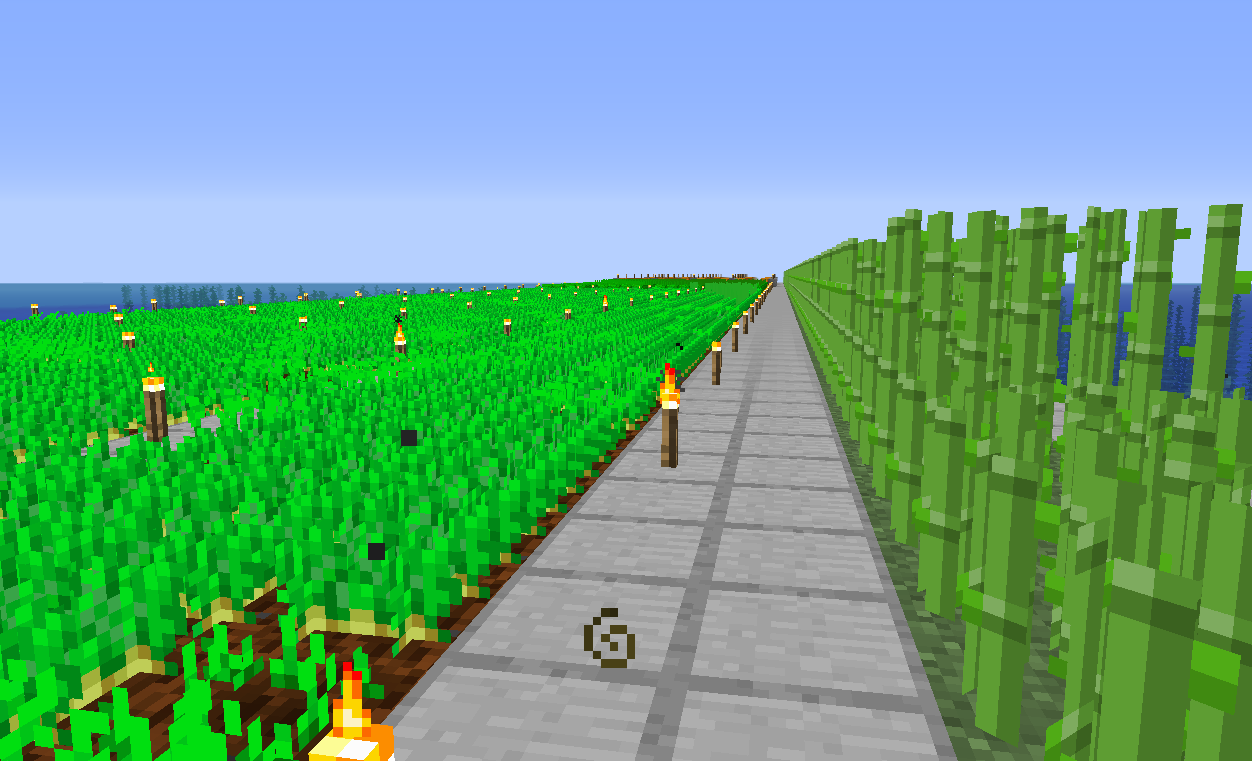 海上の畑 マイクラめも