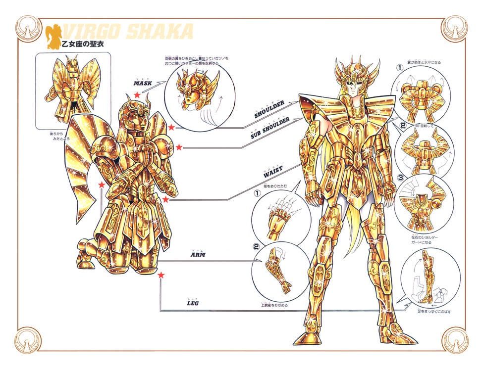 聖闘士星矢の巻末の聖衣分解装着図 : 今日の立ち読みまとめ