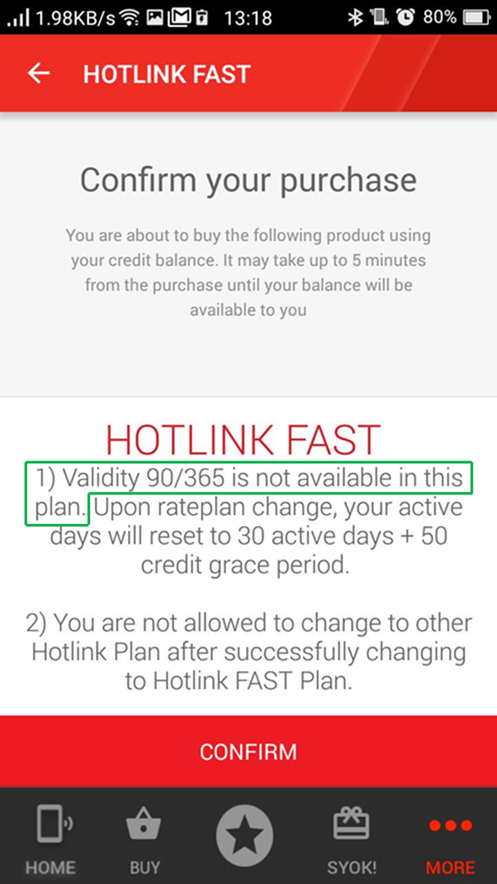 hotlink fast 365 validity