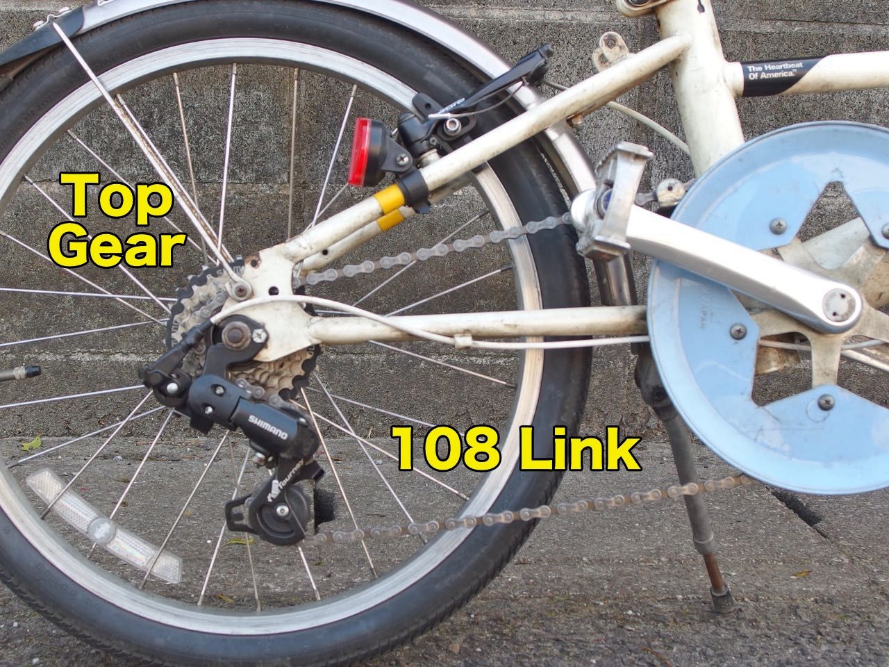 SHIMANO CN-HG40 自転車 チェーン 修理 補修 FDB206 シマノCN-HG40チェーンに交換 : kanetaの気ままな日々
