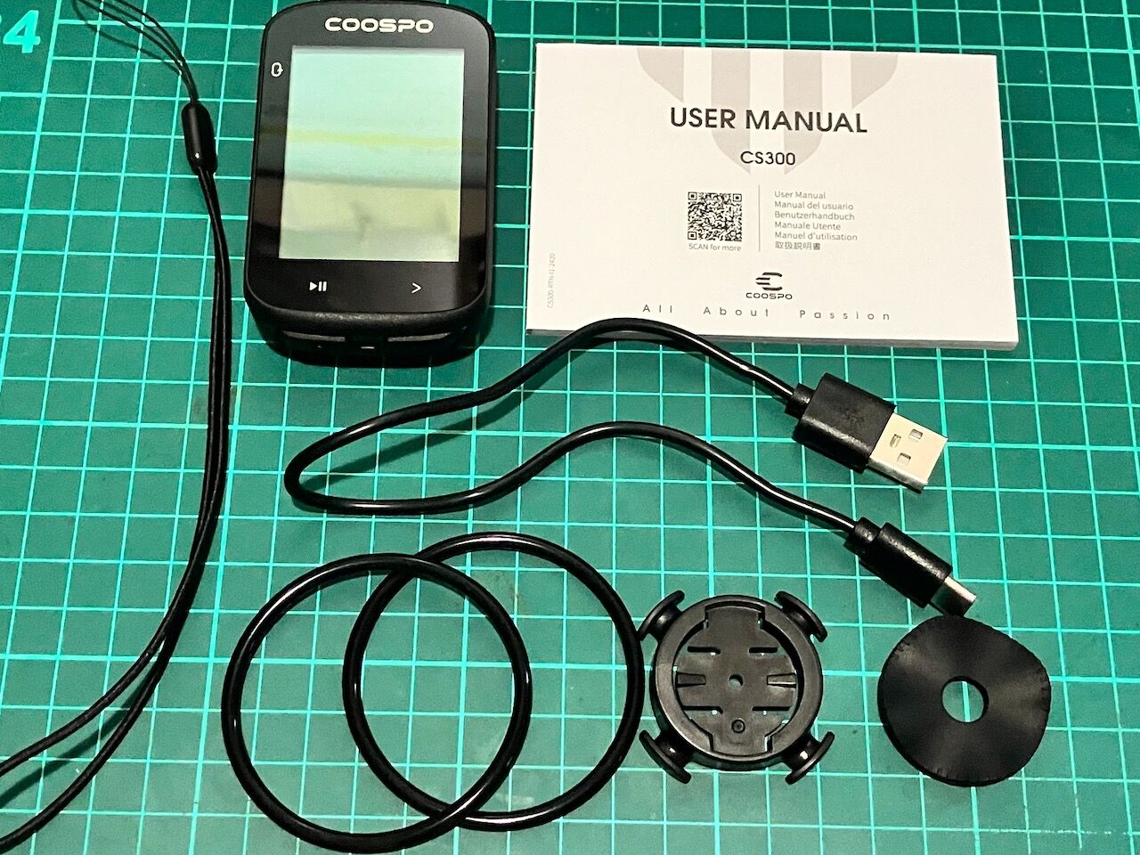 COOSPO CS600 セット サイクルコンピュータ マウント サイコン