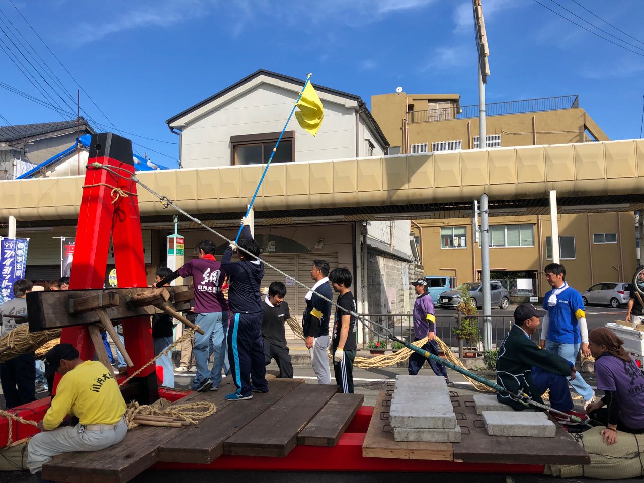 kanetaの気ままな日々 : 川内大綱引(その1)綱練り〜綱出し