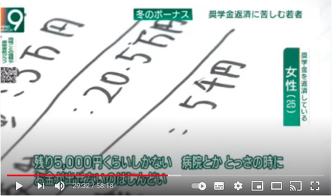 Nhk 女性 25 奨学金返済が辛いです 限界の生活です お受験ちゃんねる 大学受験 学歴 就活 2ch 5ch なんjまとめ