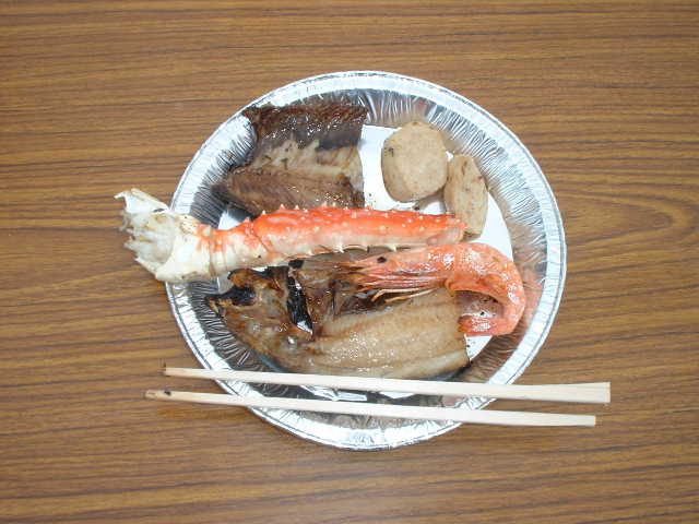 7月29日 木 ４ にしんとホッケとスケソウダラの白子 正朝通信