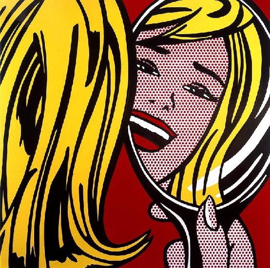 Roy+Lichtenstein+-+Girl+in+Mirror+(1964)+