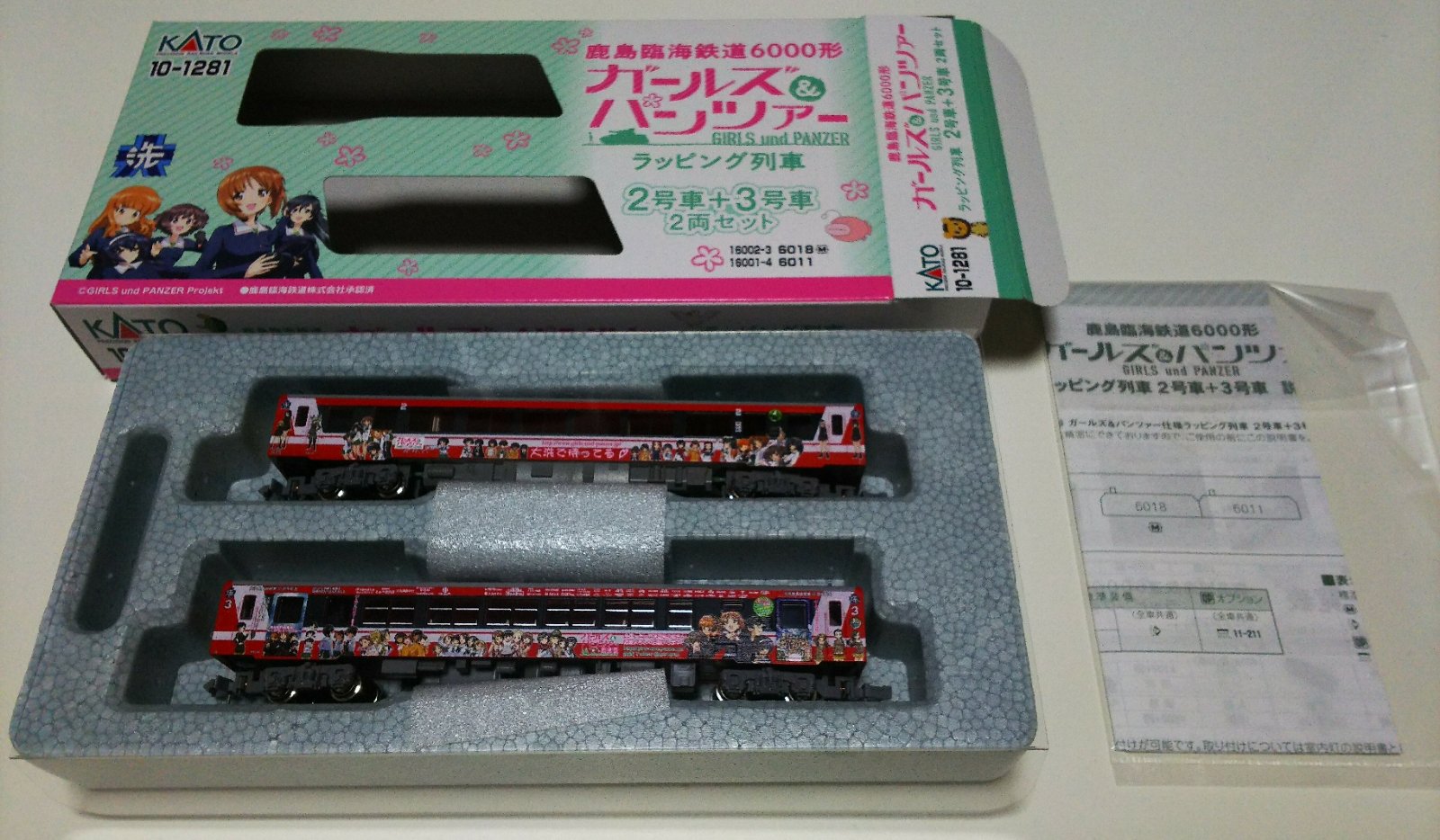KATO 鹿島臨海鉄道6000形ガールズ&パンツァー仕様ラッピング列車 KATO 鹿島臨海鉄道6000形ガールズ&パンツァー仕様ラッピング列車