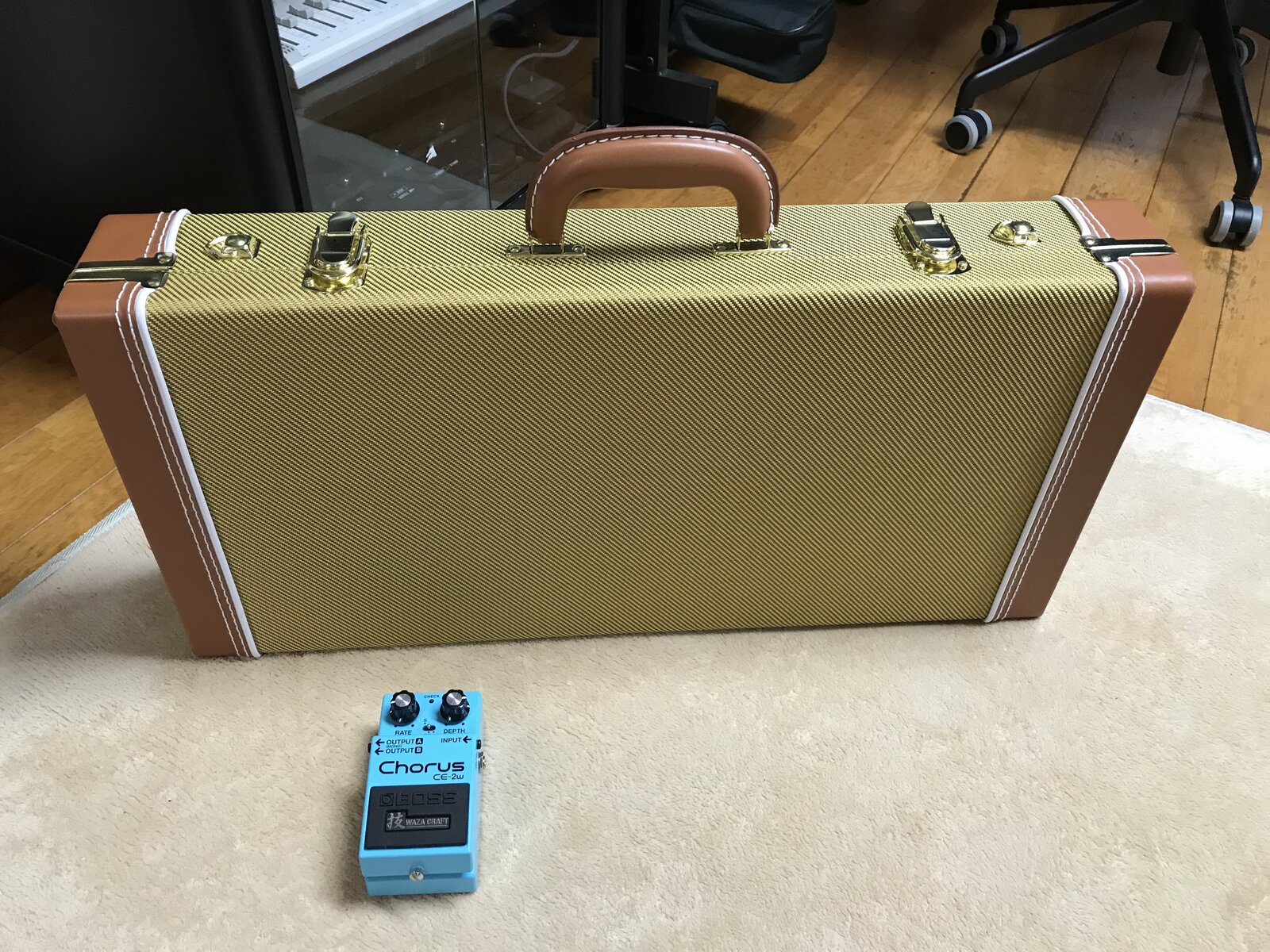 見事な創造力 Fender エフェクターケース ツイード アタッシュケース