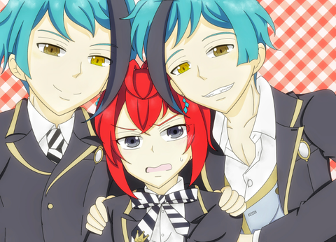 リーチ兄弟とリドルちゃん（ツイステ） : サバ缶のサンシャインブログ。