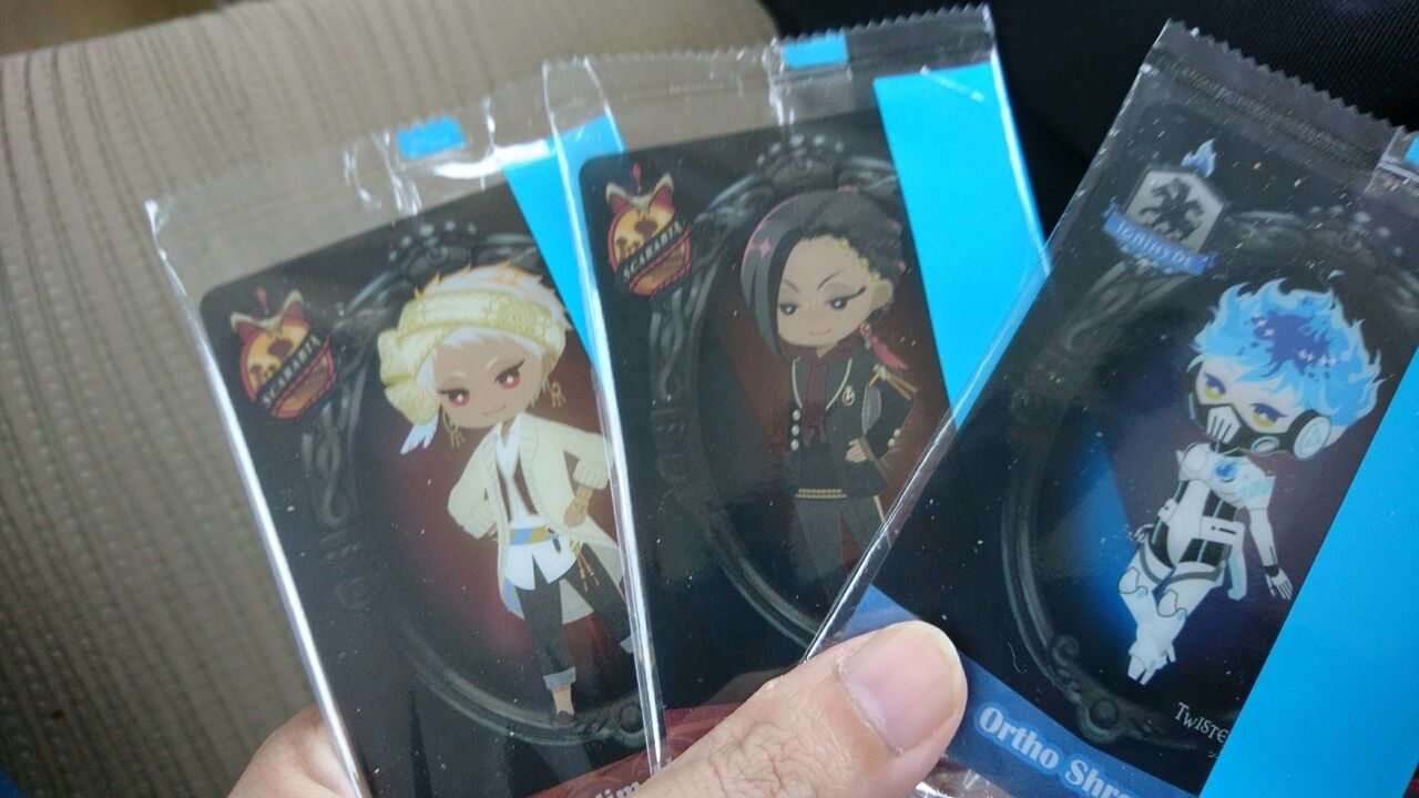 ウエハース５とウェファーチョコ 色紙art ツイステ 深海好きのゲームブログ