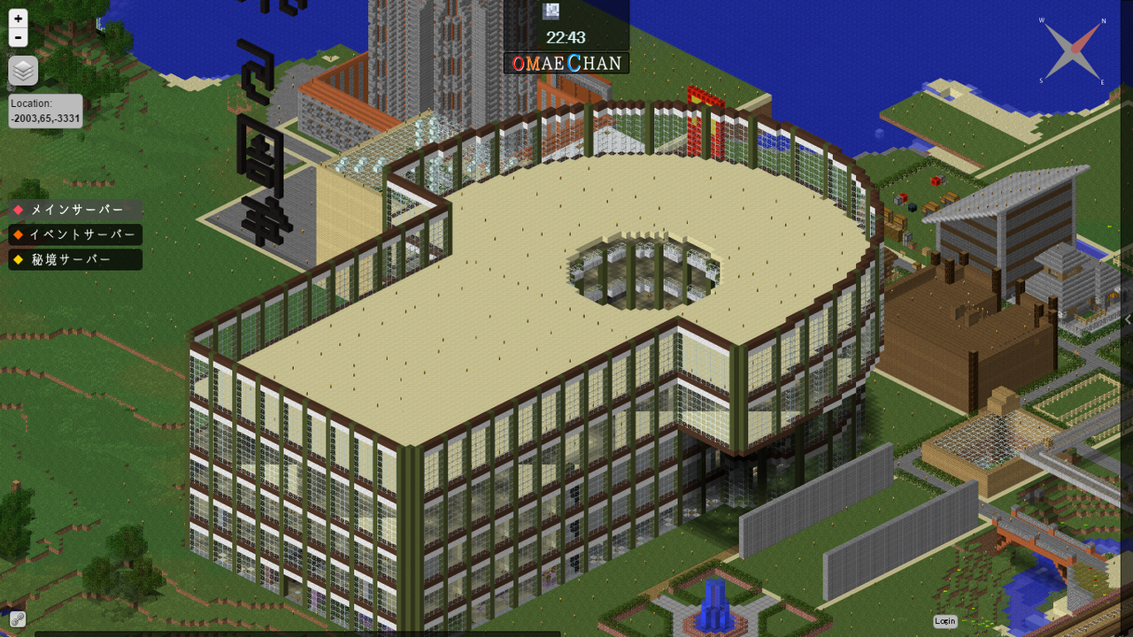 7日目 デパート建設2日目 床貼り 終了 Minecraft おまえちゃん鯖 緑村公式blog