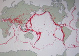 世界の地震分布