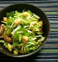 豆と水菜のサラダ