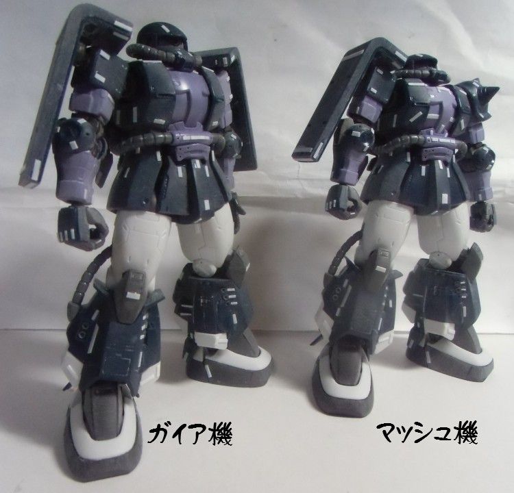Hgオリジン黒い三連星 高機動型ザク作成日記4 しばいつんの何でもない模型作成日記 Hgオリジン黒い三連星 高機動型ザク作成日記4 しばいつんの何でもない模型作成日記