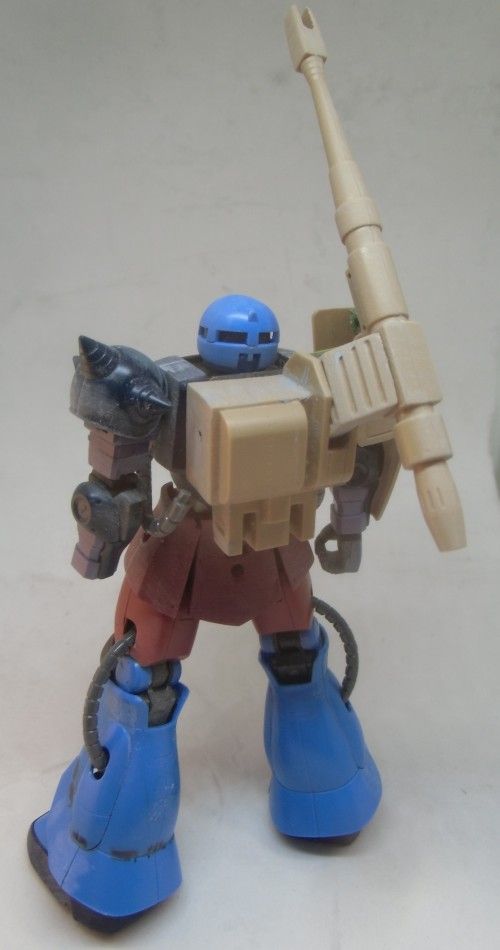 HGオリジンザク改造完成品 ガンプラ作例】HGザクI（デニム／スレンダー機）成形色で簡単
