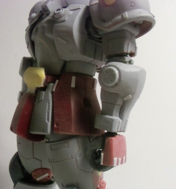 Hgオリジンシャアザク改造 ラルザク作成日記2 しばいつんの何でもない模型作成日記
