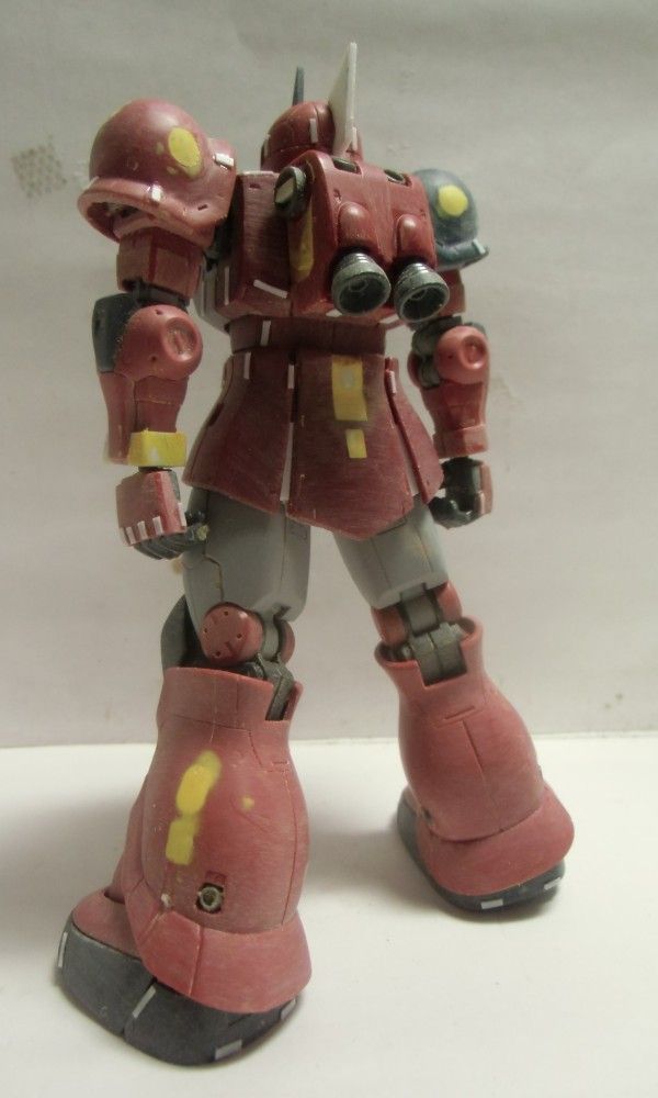 HGオリジンザク改造完成品 HG THE ORIGIN シャア専用ザクを量産型ザクとして作る完成報告
