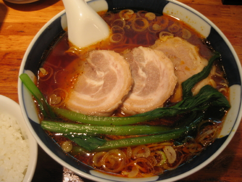 はしご 新小岩店 太肉酸紅麺 四川赤熊猫の一日