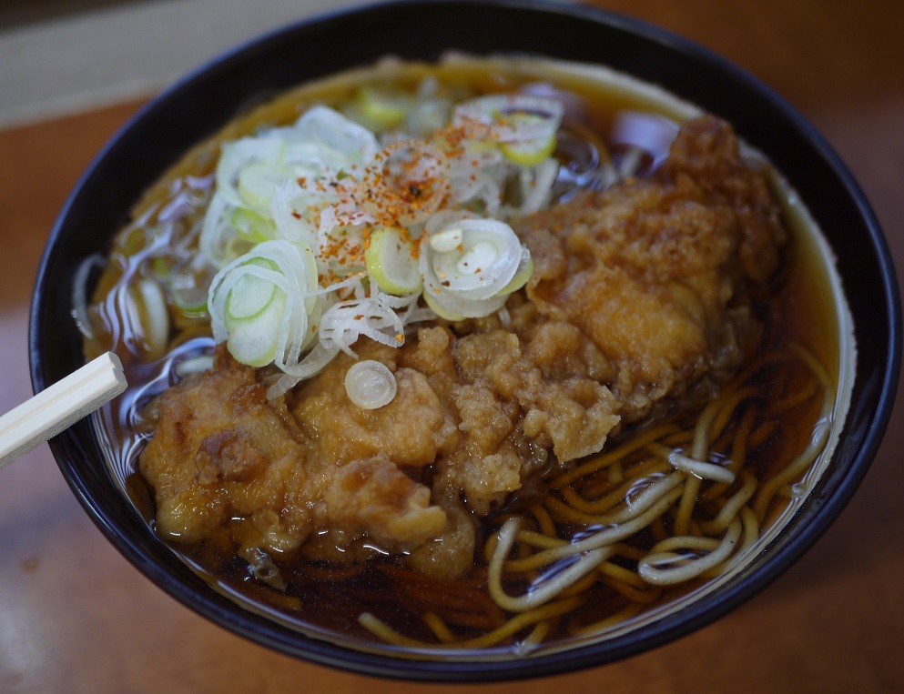 から揚げ蕎麦 登り六番ホーム 上りそば 水戸駅 濱端 から揚げ蕎麦 登り六番ホーム 上りそば 水戸駅 濱端