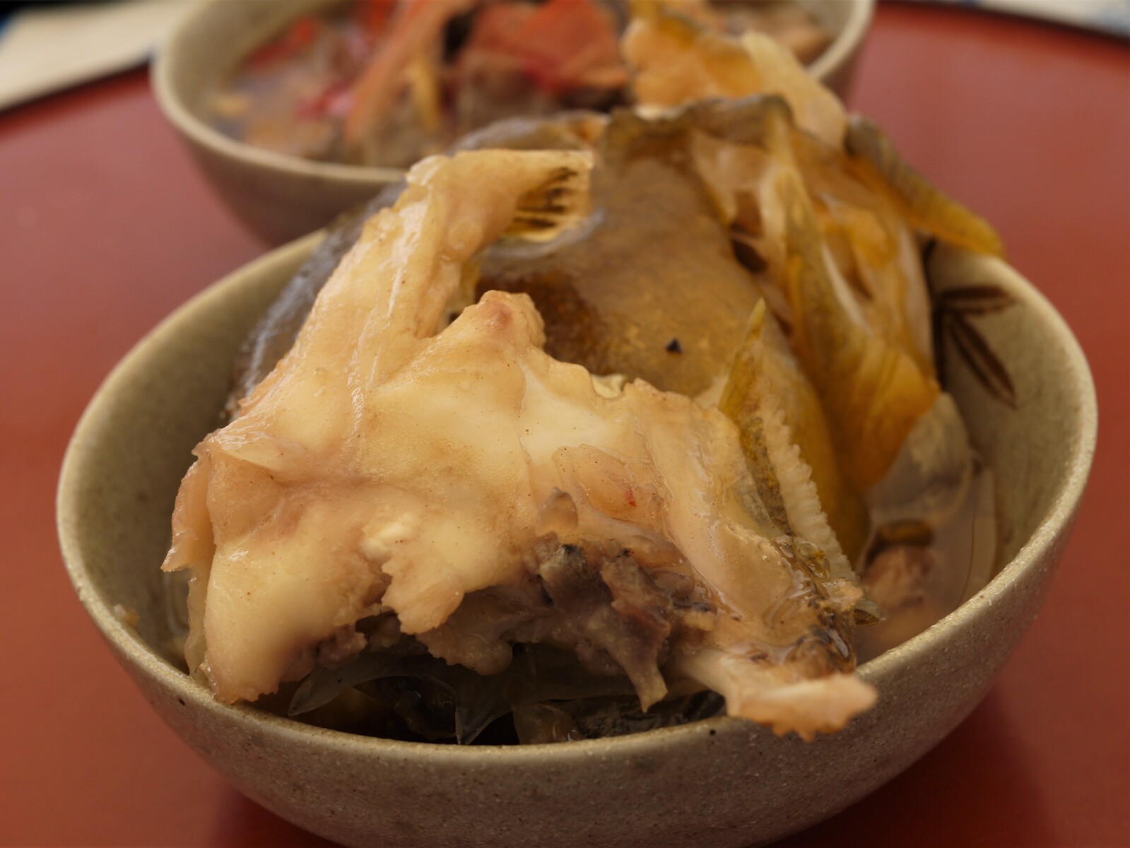 穴子の皮焼とアオハタと金目煮と生鰊 濱端
