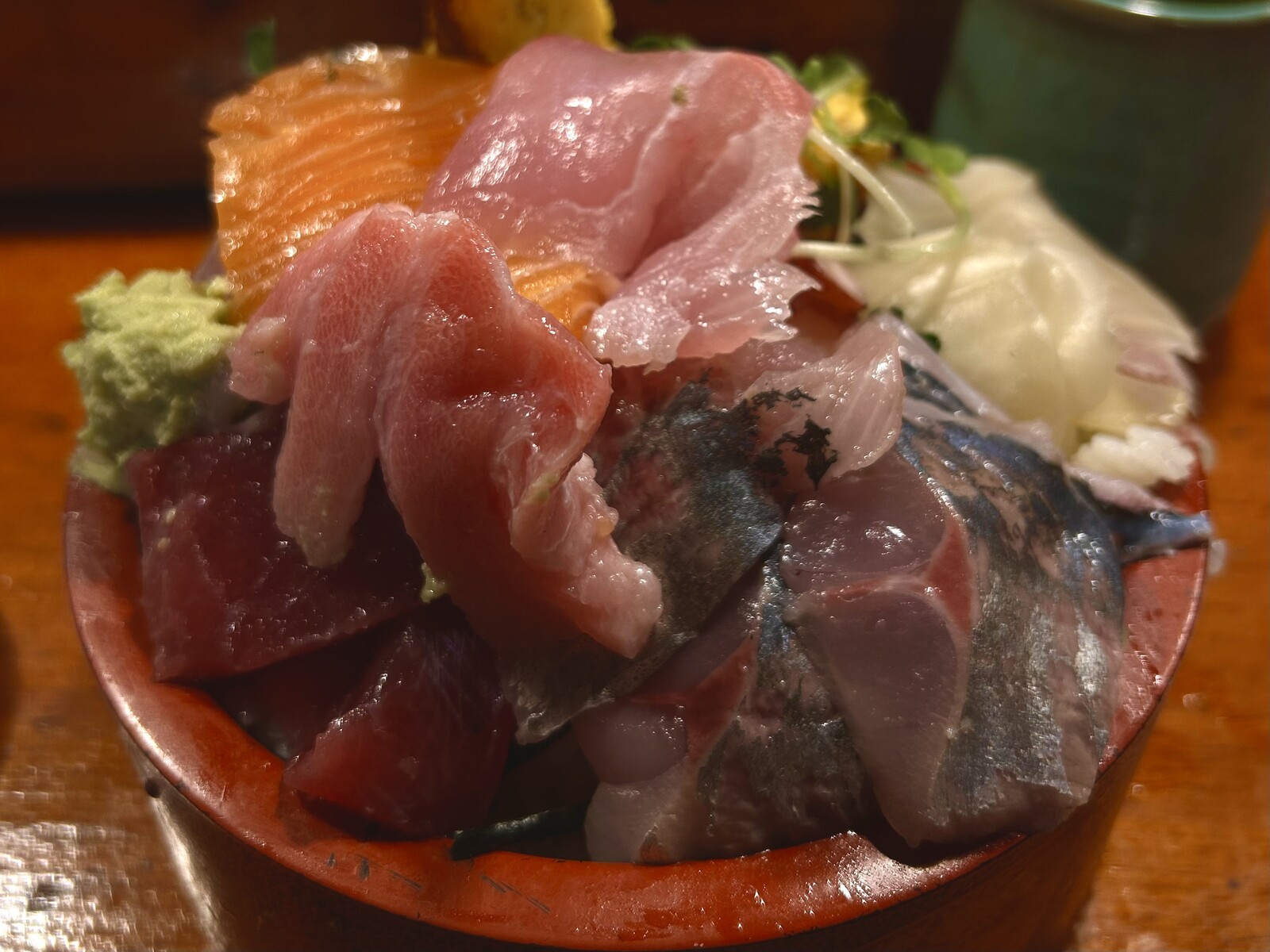 濱端 : お任せ丼黒鮪入り・・・かわしま