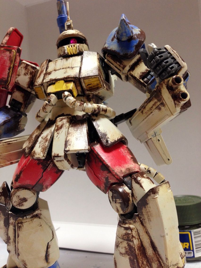 Mg ザクキャノン ランナー筆塗り