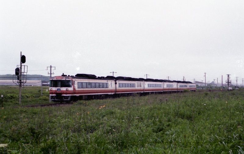 終着近し キハ1 500 おおぞら 1996年7月 Moon Express