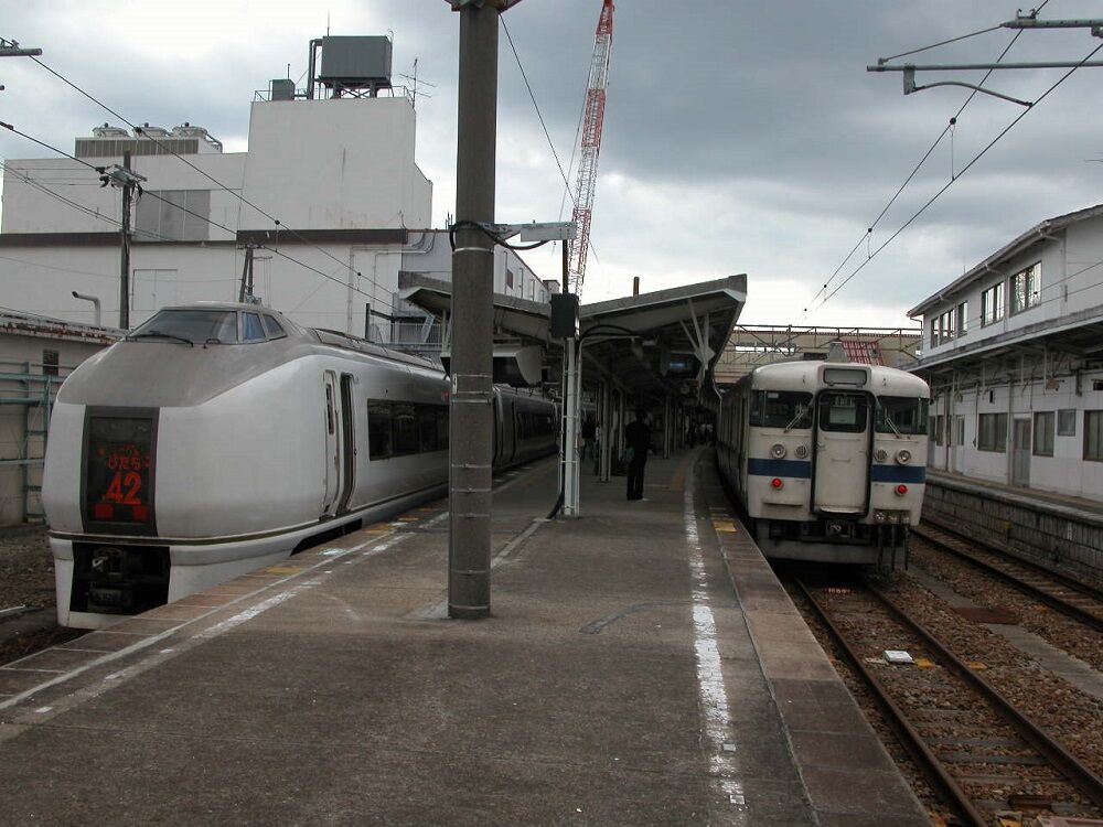 2*8様 行先板サボ　水戸ー平 いわき国鉄常磐線急行ときわ401系415系455 いわきにて415系＜鋼製車＞ （2006年） : Silence Express