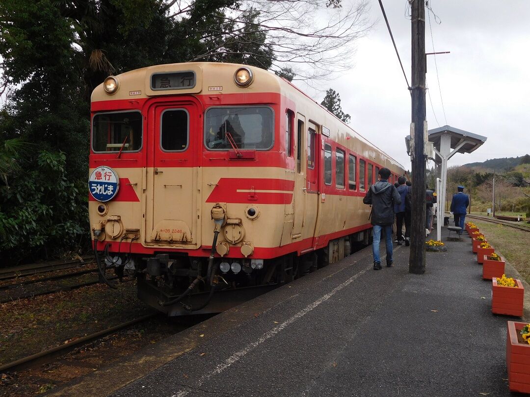 愛称板うわじま/いよ　国鉄 いすみ鉄道の”急行「いよ」「うわじま」22年3月末まで延長 JR