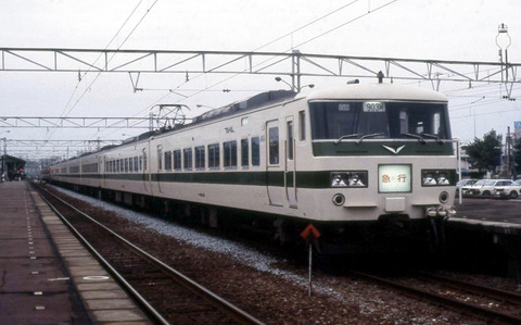 185系200番台＋165系「急行」 （1982年10月） : Silence Express