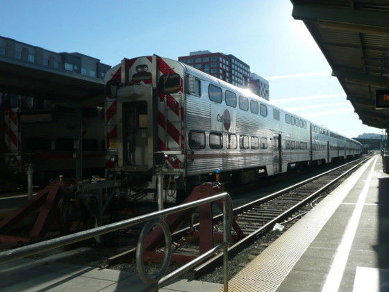 アメリカ大陸横断の旅 その13 カルトレイン サンフランシスコ 世界の車窓より