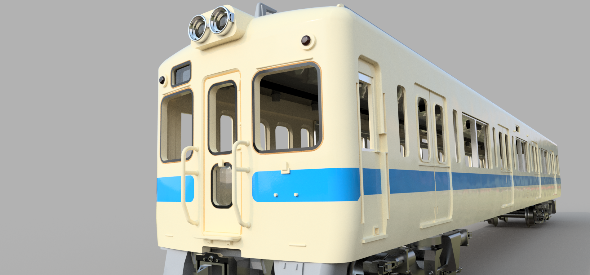 FUSION360で小田急5000形(5200形)を作る その5 : 銀色電車研究室