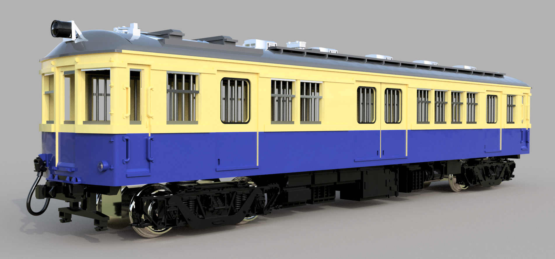 FUSION360で東急3450形を作る その7 : 銀色電車研究室 ＠nano factory