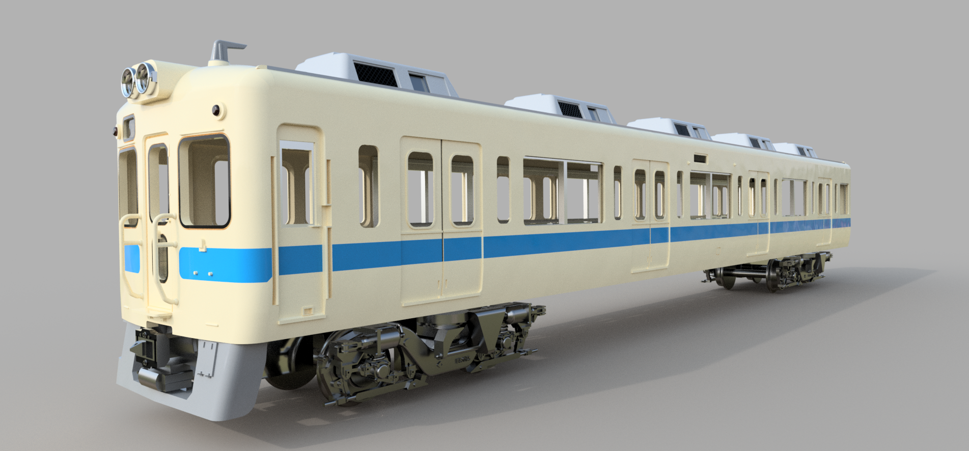 Fusion360で小田急5000形 50形 を作る その5 銀色電車研究室 Nano Factory公式ブログ Fusion360で小田急5000形 50形 を作る その5 銀色電車研究室 Nano Factory公式ブログ