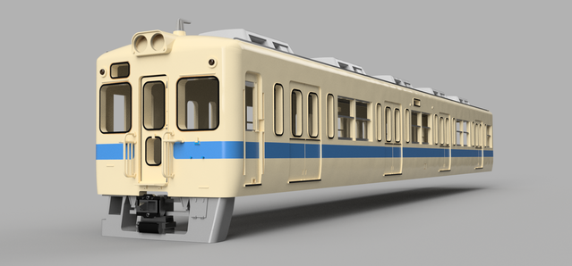 FUSION360で小田急5000形を作る その1 : 銀色電車研究室 ＠nano