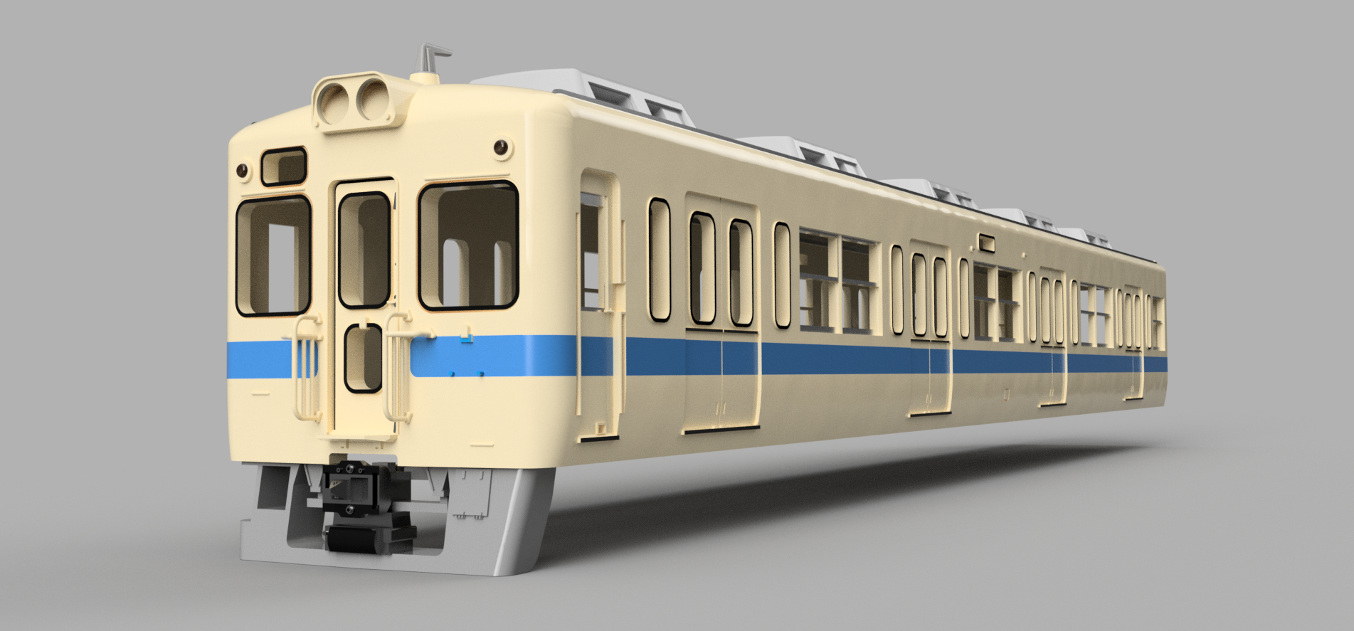 FUSION360で小田急5000形を作る その2 : 銀色電車研究室 ＠nano