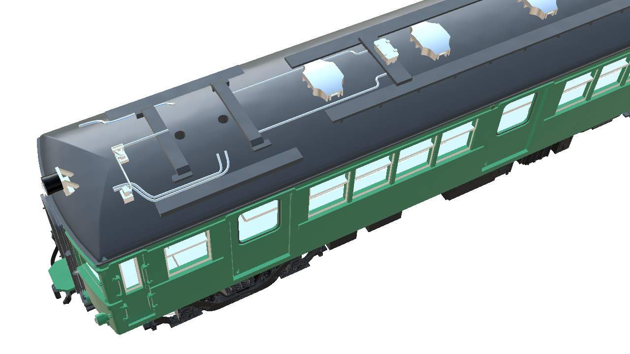 FUSION360で東急3450形を作る その1 : 銀色電車研究室 ＠nano factory