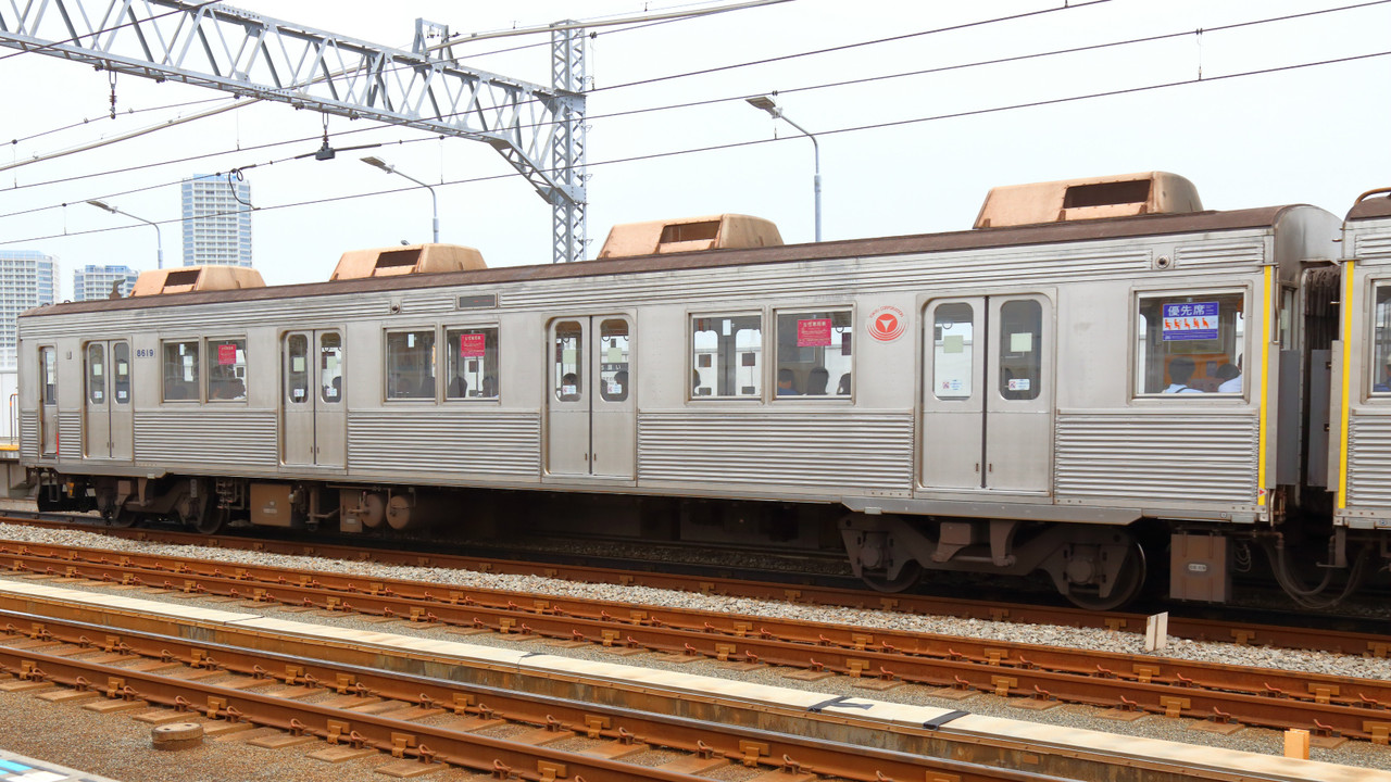 東急8500系 素人塗装品 8619Fタイプ 東急8500系 素人塗装品